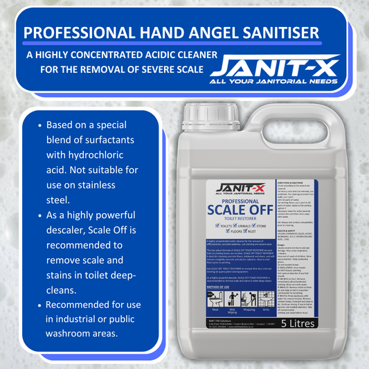 Janit-X Scale Off Toilet & Urinal Restorer 5 litre Concentrate