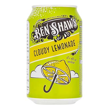 Ben Shaw's Famous Cloudy Lemonade Cans 24 x 330ml