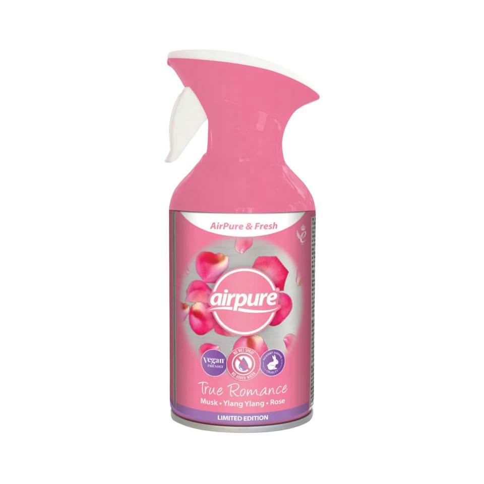 Airpure True Romance Airpure & Fresh Trigger Air Freshener Spray - 250ml