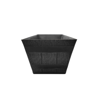 Fixtures Barrel Design Grey Trough L50cm x W25.5cm x H19.5cm