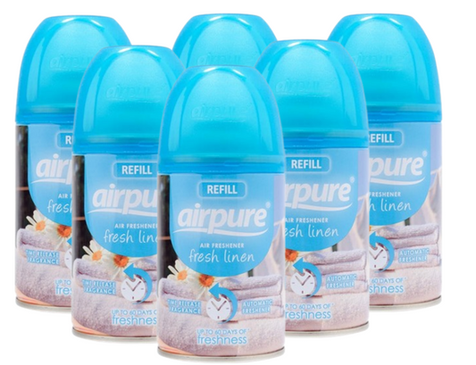 AirPure Freshmatic Compatible Linen Refill 6 x 250ml