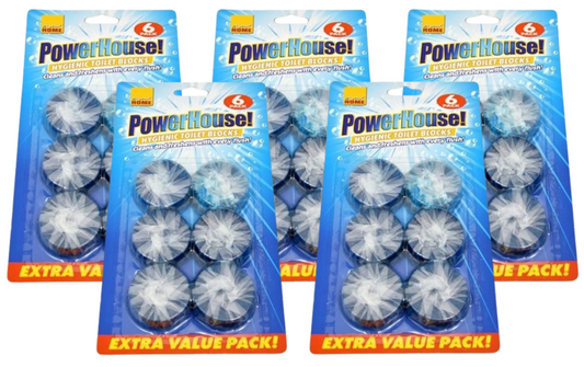Powerhouse Blue Toilet Freshener (Pack of 6)