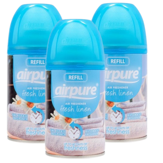 AirPure Freshmatic Compatible Linen Refill 3 x 250ml