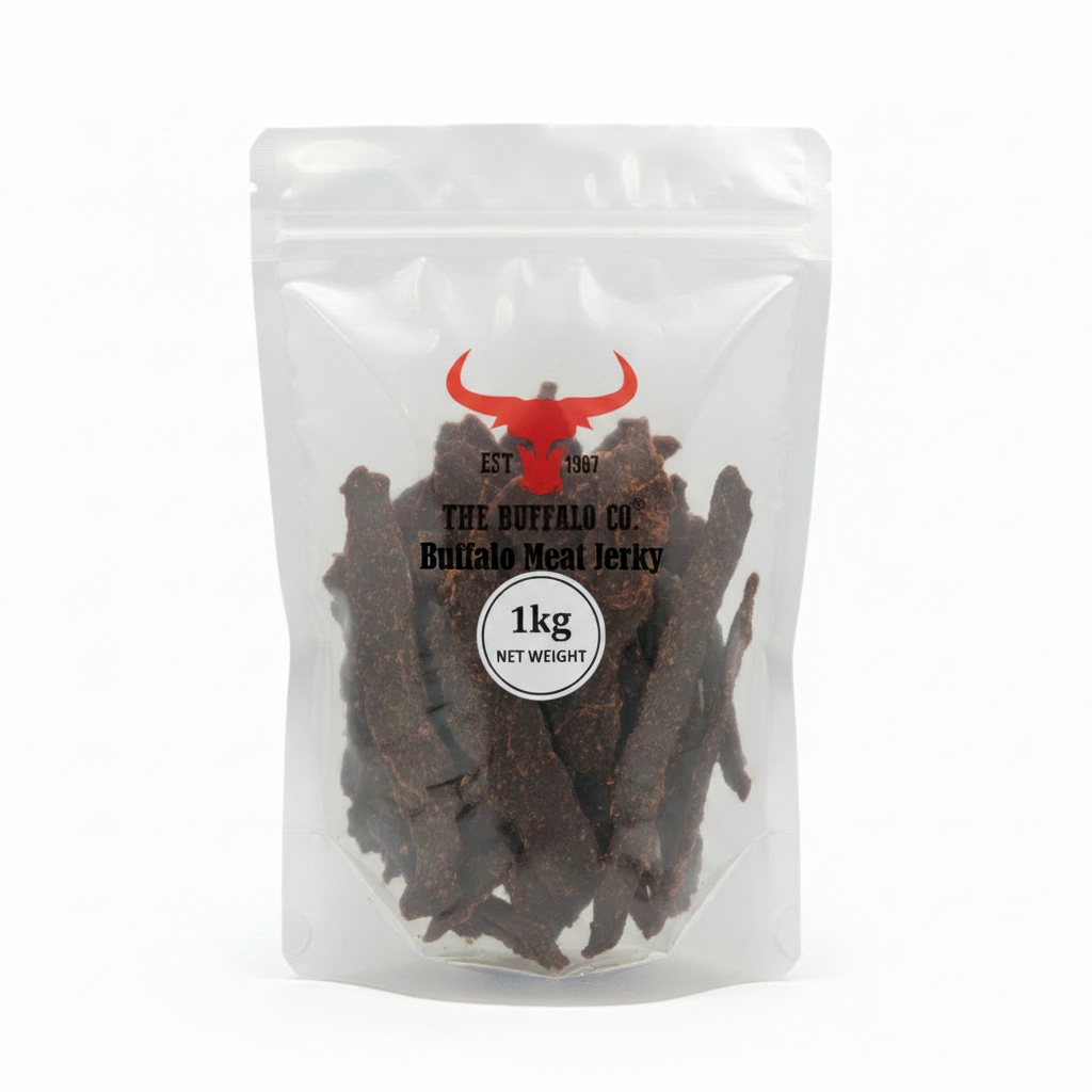 The Buffalo Co. | Buffalo Bulk Dog Treats | Jerky 1 x 1kg