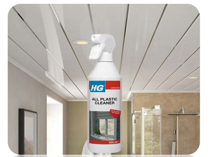 HG All Plastic Cleaner, Multi-Use Interior Cleaning Formula for UPVC 500ml