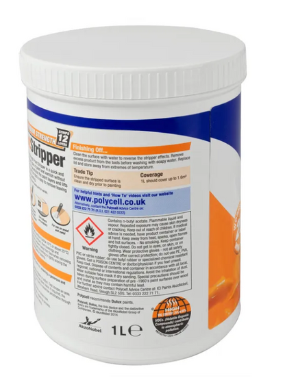 Polycell Maximum Strength Paint & Varnish Stripper 1 litre