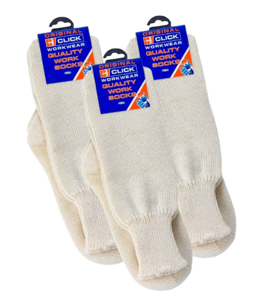 Beeswift Heavy Duty Sea Boot Sock | Quality Work Socks | Size 9-10.5 | 3 Pack Bundle