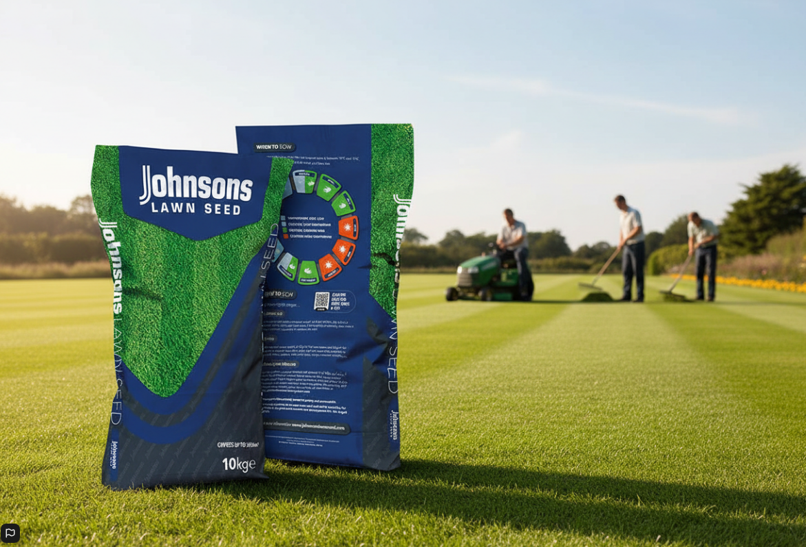 Johnsons Economy Lawn Seed with Rye 10kg / 500m sq.