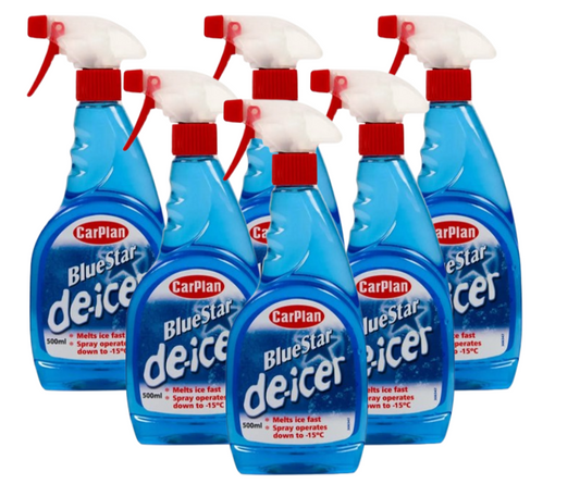 CarPlan Blue Star De-Icer Trigger 500ml (6 Pack)