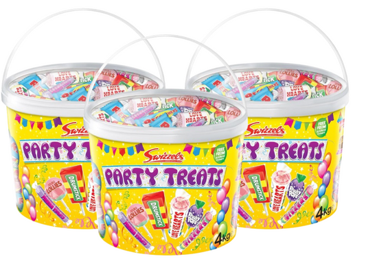 Swizzels Party Treat Gifting Tub 3 x 4kg | 12kg Retro Sweet assortment