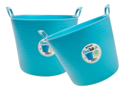 X-Trade 100% Recyclable Flexi-Tub 25L Blue