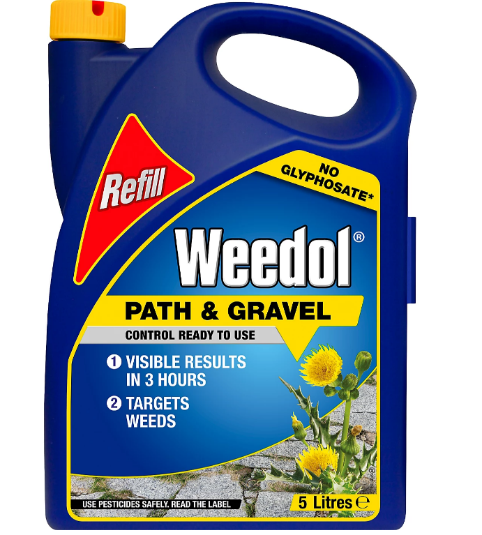 Weedol Path & Gravel | Refill Weed killer | Free from Glyphosate | 1 x 5 Litre
