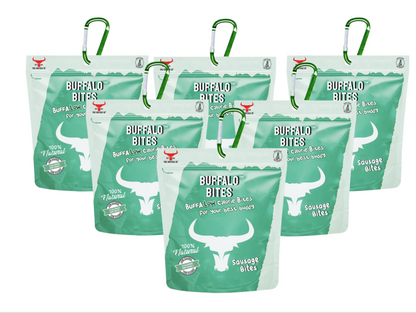 The Buffalo Co. Buffalo Bite Train Treat Sausage | 1 x Bag