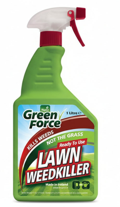 Hygeia Green Force Lawn Weedkiller 1L Ready to Use Spray Bottle