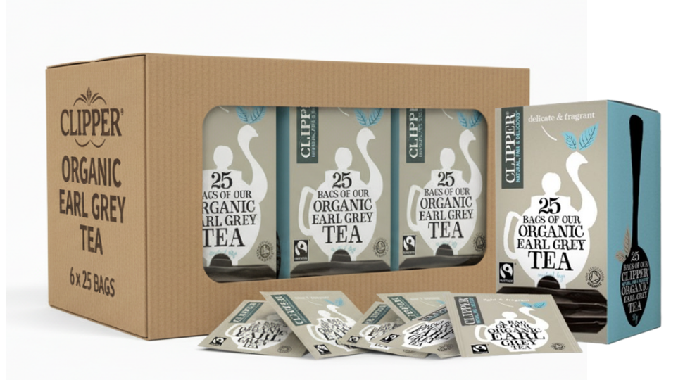 Clipper Fairtrade Organic Earl Grey Enveloped Infusion Tea 25