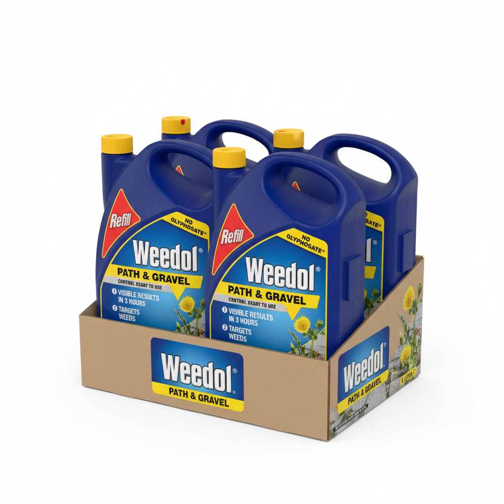 Weedol Path & Gravel | Refill Weed killer | Free from Glyphosate | 1 x 5 Litre