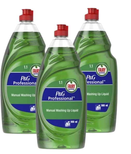 Fairy PROFESSIONAL Washing Up Liquid 3x 900ml