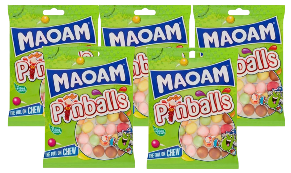 Haribo Maoam Pinballs 5 x 140g Multi-Pack