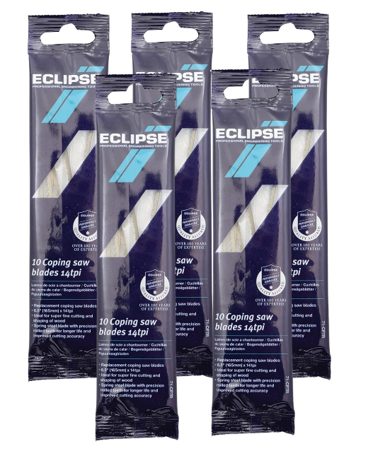 Spear and Jackson Eclipse Coping Saw Blades 5 x 10 Pack