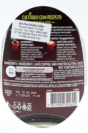 Nescafe Original Extraforte Coffee 200g {Import}