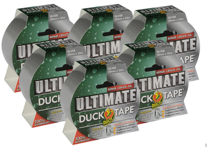 Duck Tape Ultimate Cloth Tape Silver 50Mm X 25M