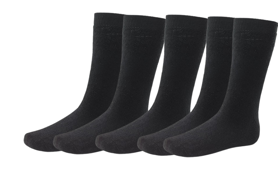 Beeswift Thermal Terry Socks Black | 5 Pair Offer