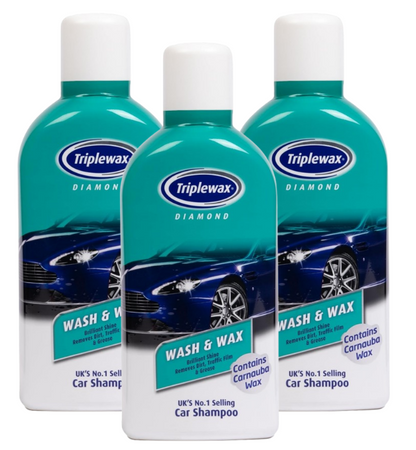 Triplewax Premium Diamond Wash & Wax 1L {3 Pack}