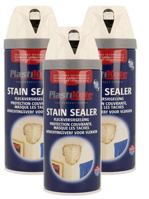 Plastikote 26010 400Ml Stain Sealer Twist And Spray | 3 Pack Bundle
