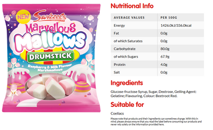 Swizzels Marvellous Mallows 125g