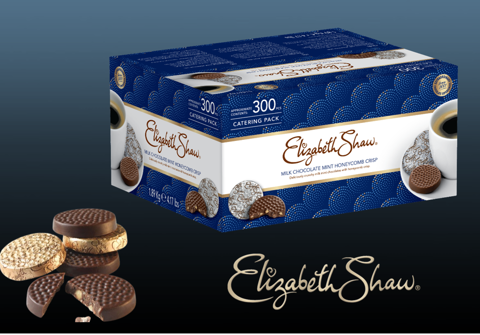 Elizabeth Shaw 300 Milk Mint Crisp Chocolates Catering Pack 1.89kg
