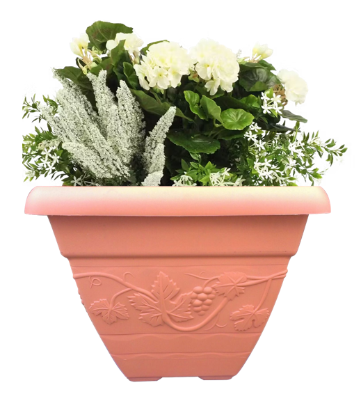 Wham Vineyard Terracotta Square Planter 32cm H236 (Pack of 4 Planters)