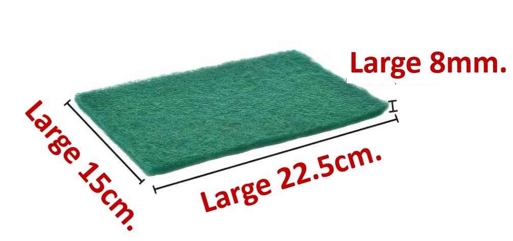 Janit-X Professional Use Large Kitchen Scourer Green 10-100 Pack