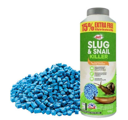 Doff Organic Slug & Snail Killer 800g Ferric Phosphate + 15% Free