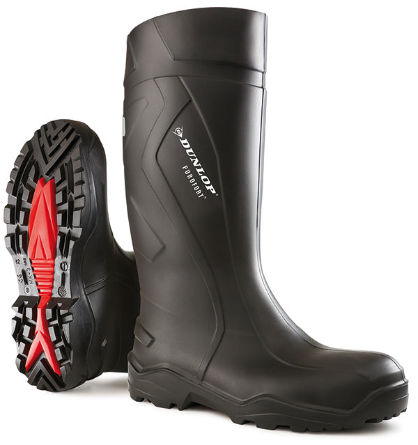 Dunlop Purofort Plus Full Safety Black Size 14 Boots