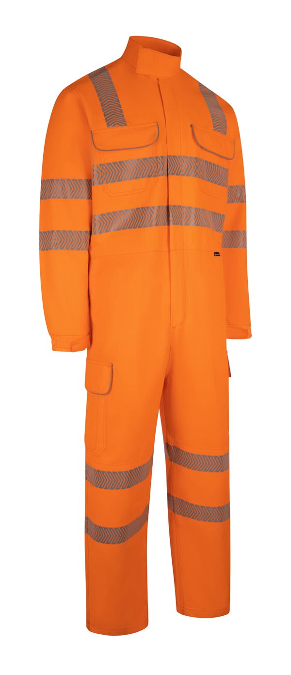 High Visibility Arc Flash Coverall Orange ALL SIZES