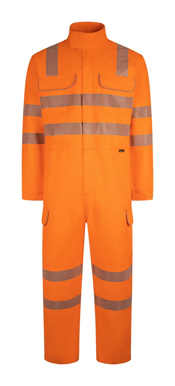High Visibility Arc Flash Coverall Orange ALL SIZES
