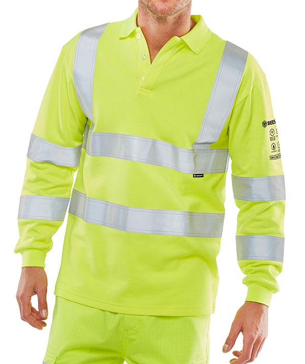 Beeswift ARC Compliant Hi-Vis Polo Shirt - {ALL COLOURS / SIZES}