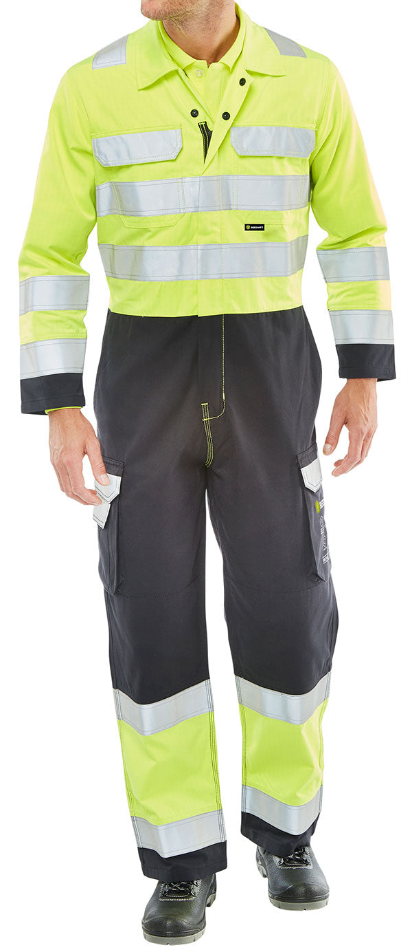 Beeswift ARC Compliant Hi-Vis Boilersuit - {ALL COLOURS / SIZES}