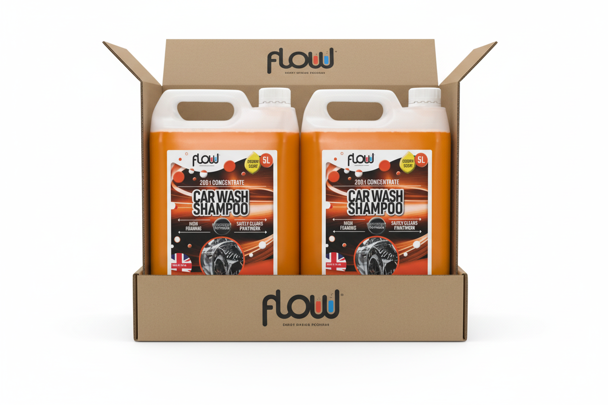 Flow Highly Concentrated Car Wash Shampoo | 1 x 5 Litre