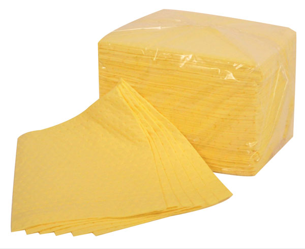 Fentex Chemical Absorbant Pads Yellow