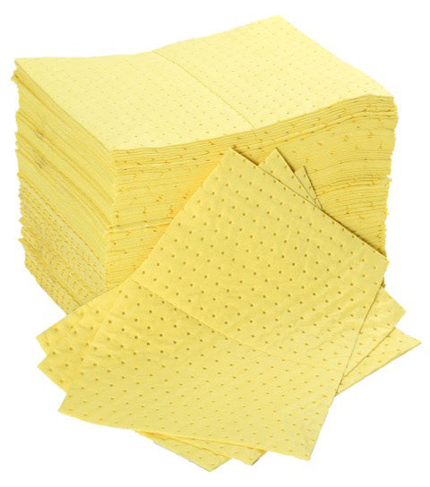 Fentex Chemical Spill Pads 40Cm X 50Cm  Yellow