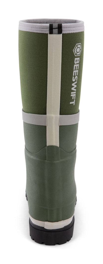 Neo Force Neoprene Full Safety Wellington Green ALL SIZES