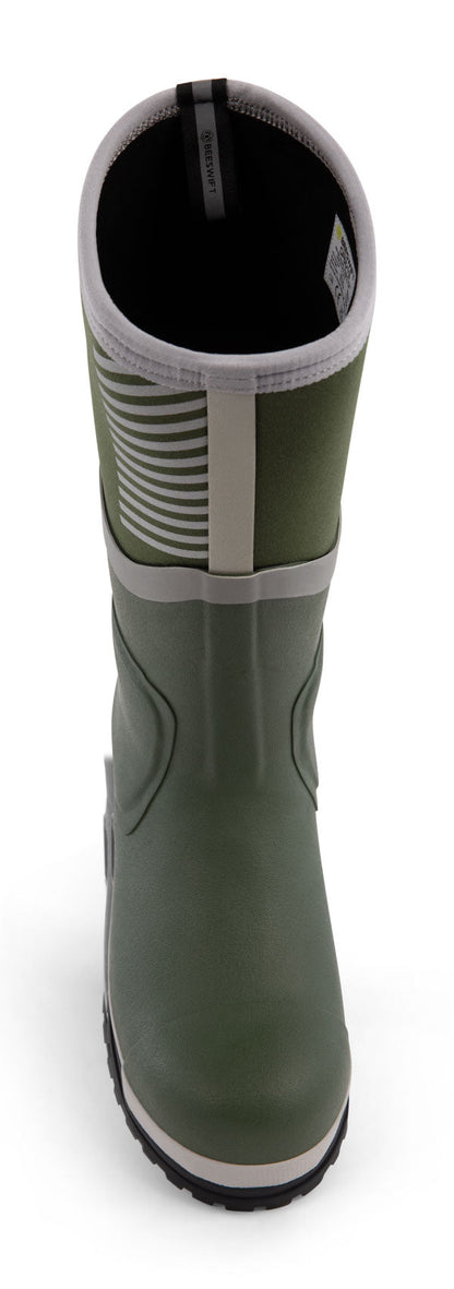 Neo Force Neoprene Full Safety Wellington Green ALL SIZES