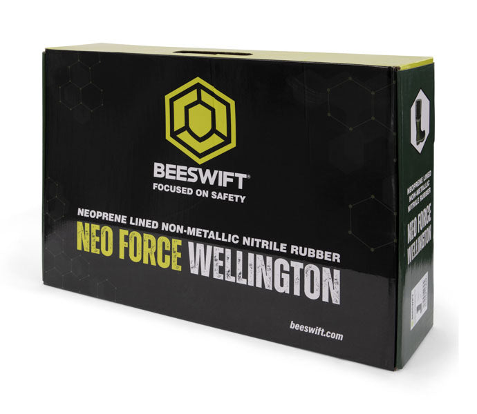 Neo Force Neoprene Full Safety Wellington Green ALL SIZES