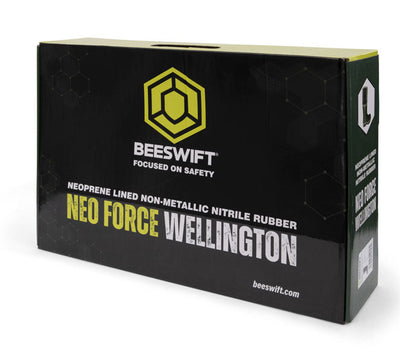 Neo Force Neoprene Full Safety Wellington Green ALL SIZES