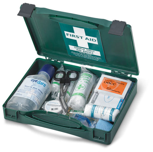 Click Medical Bs8599 Travel First Aid Kit Green