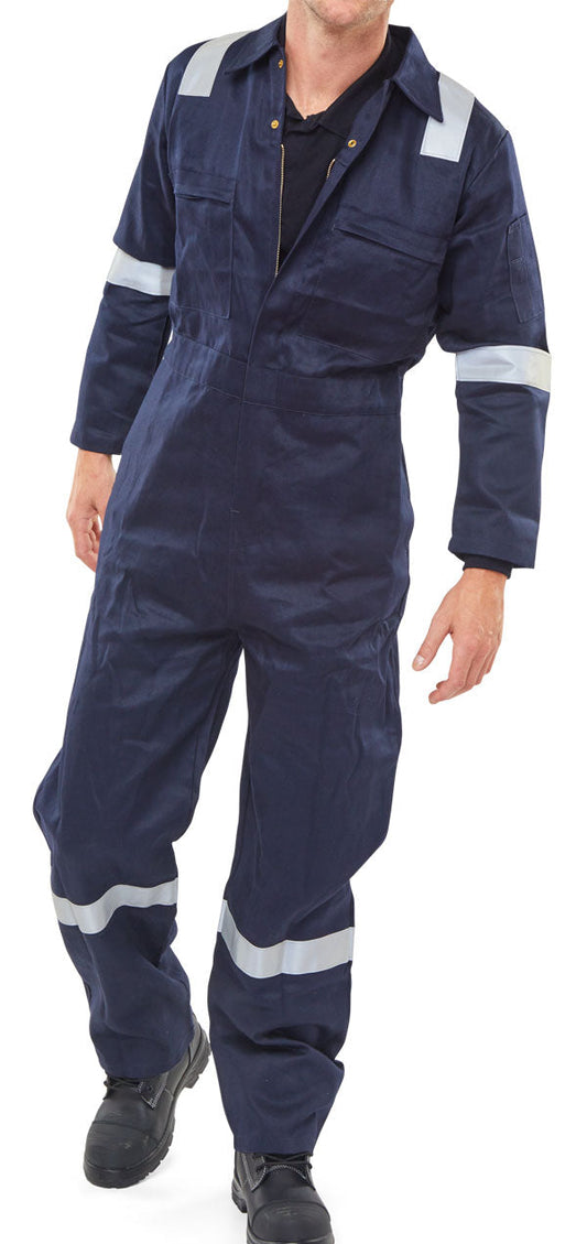 Beeswift Burgan Fire Retardant Anti-Static Boilersuit - {ALL COLOURS / SIZES}