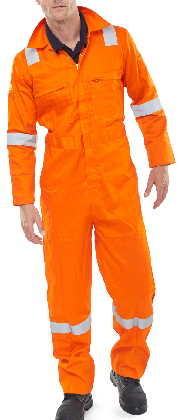 Beeswift Burgan Fire Retardant Anti-Static Boilersuit - {ALL COLOURS / SIZES}