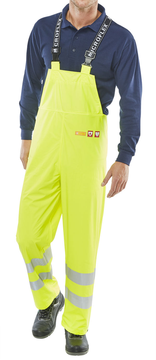 Beeswift Fire Retardant Anti-Static Bib - {ALL COLOURS / SIZES}