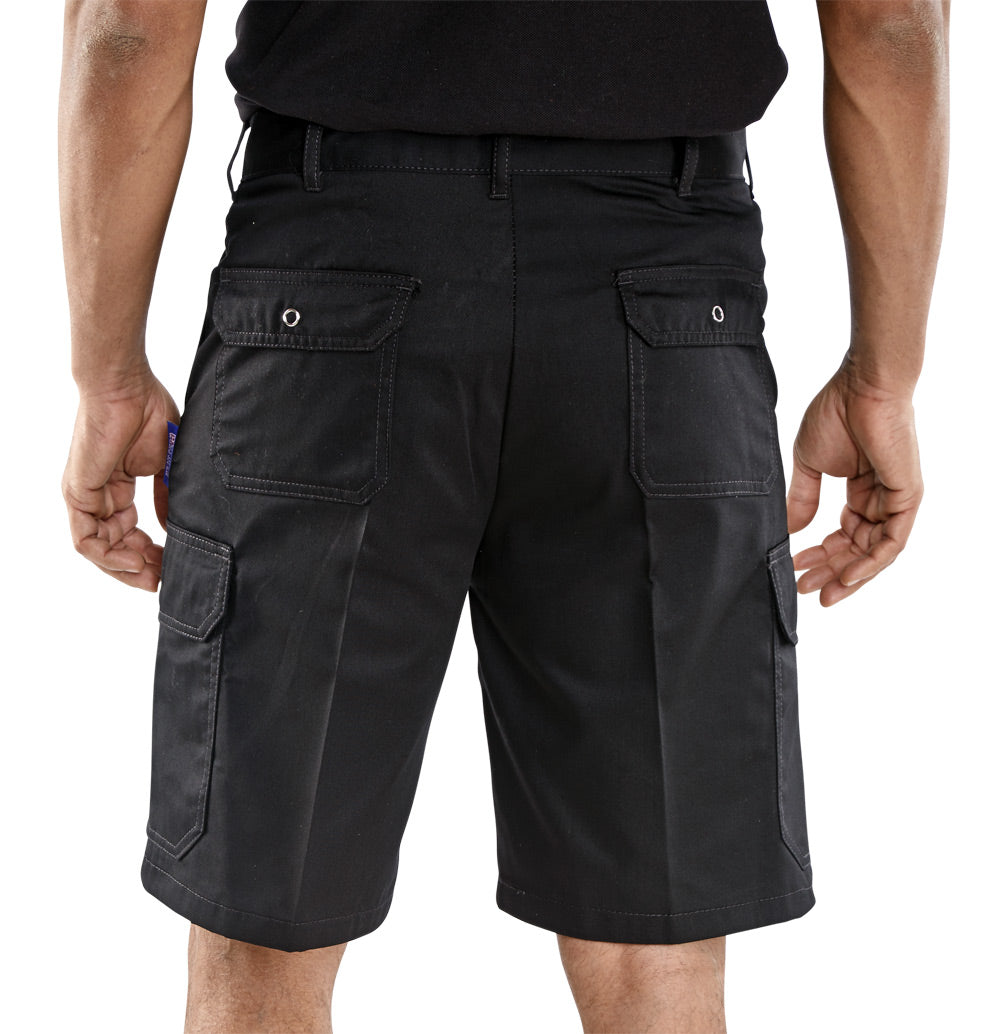 Super Beeswift Workwear Black Shorts ALL SIZES